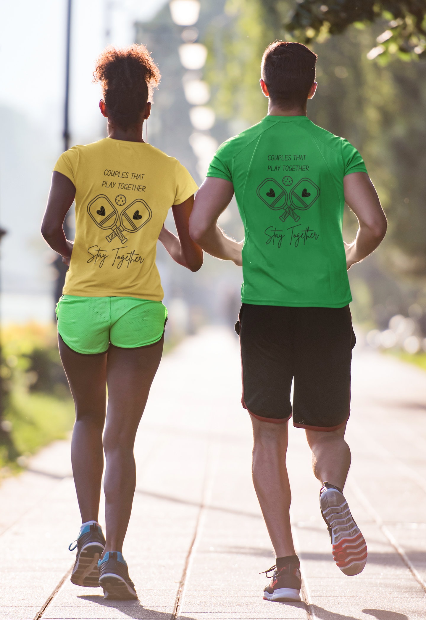 Pickleball Couples Who Play Together Stay Together Tshirt Etsy