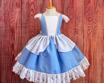 american princess dress blue American Girl Disney Princess Ariel Day Dress, Flounder & Accessories for 18-inch Dolls