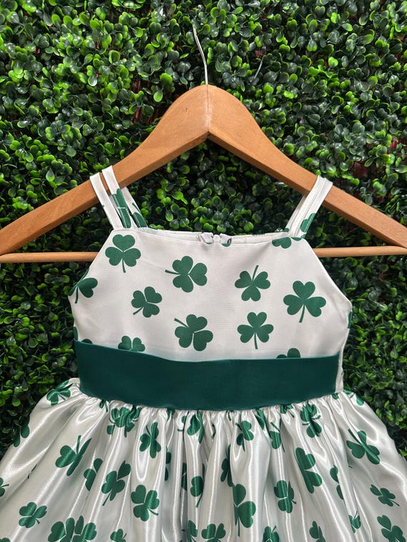 green and white satin dress Emerald Waves Elegance : Green Satin Dress main image 1