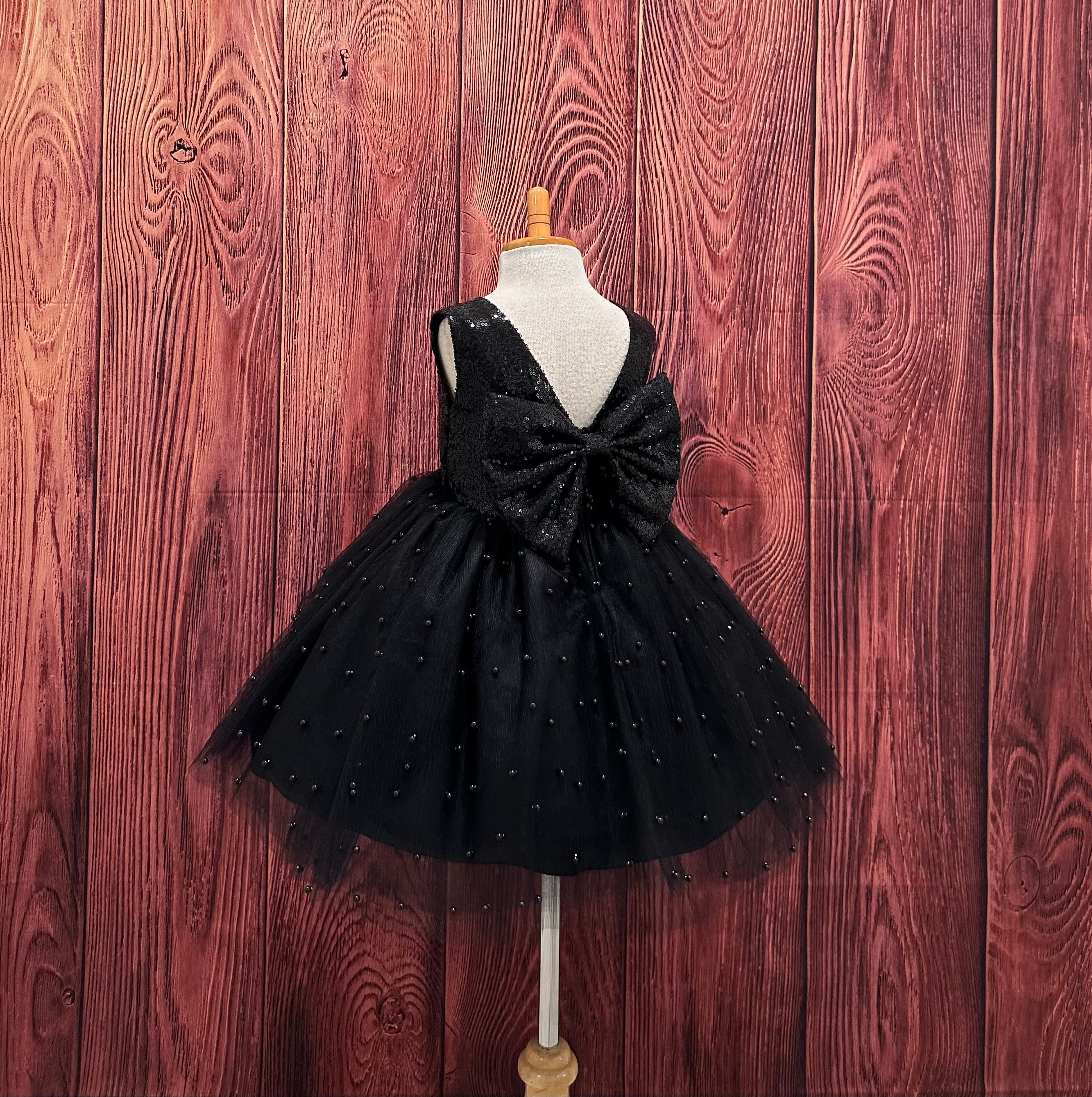 Pearl Mini Dress Black - Etsy