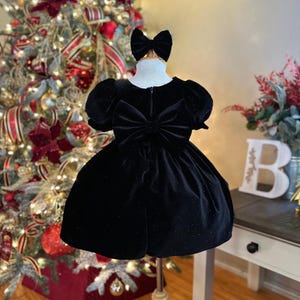 infant black velvet dress Gemy Maalouf | Evening Dresses main image 0