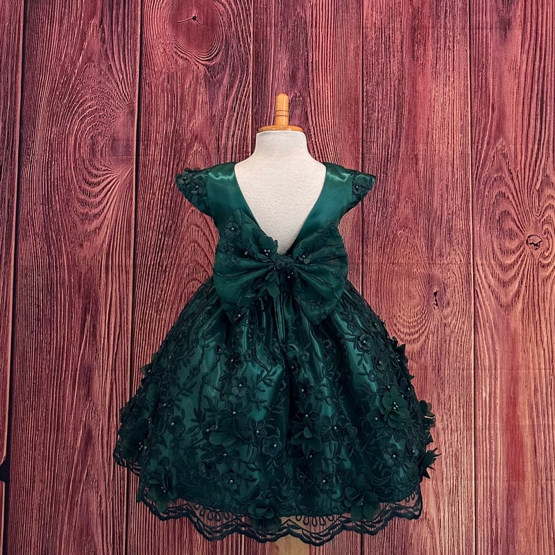 Green Lace Dress - Etsy