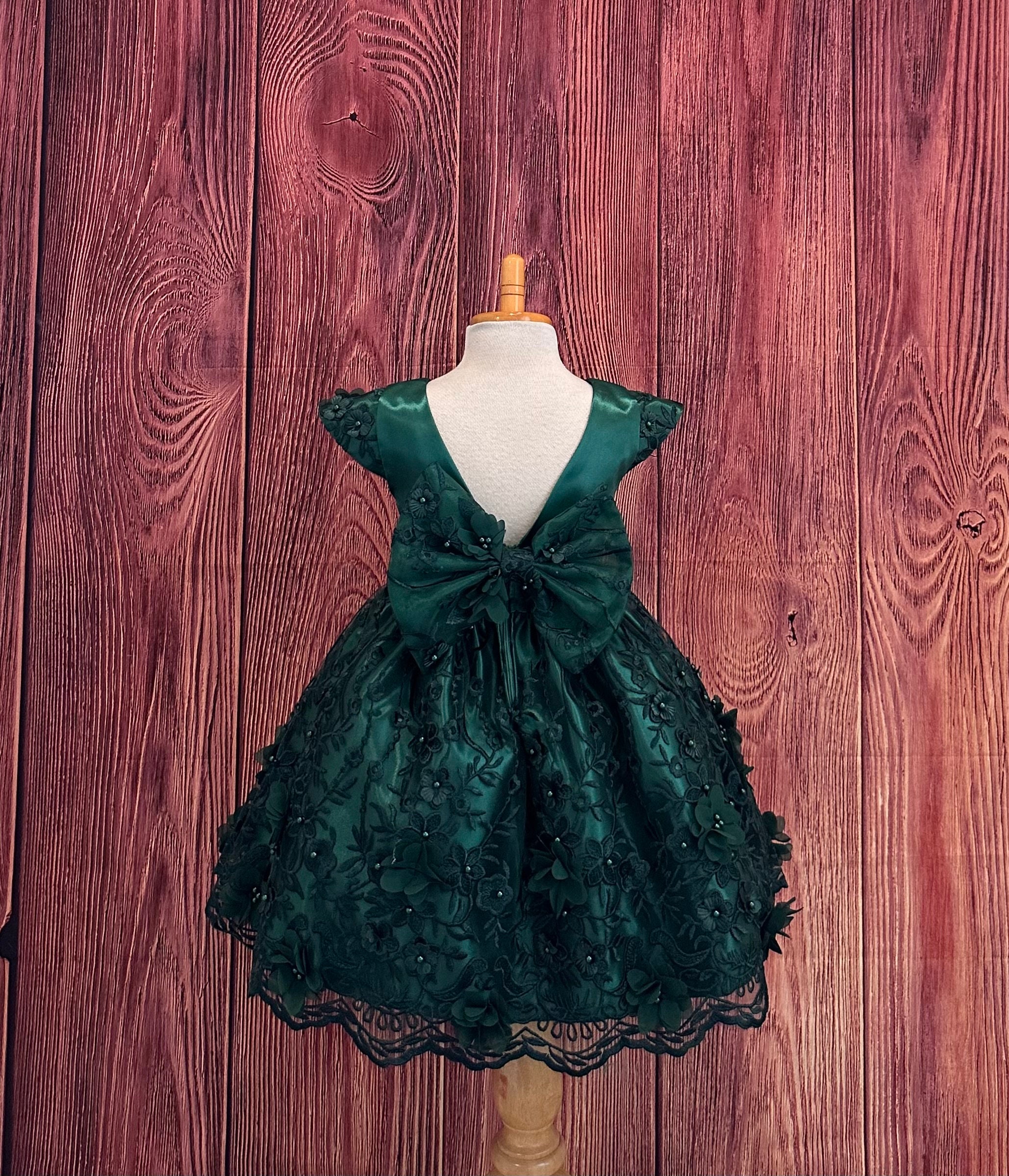 Newborn Emerald Green Dress - Etsy Newborn Emerald Green Dress - Etsy