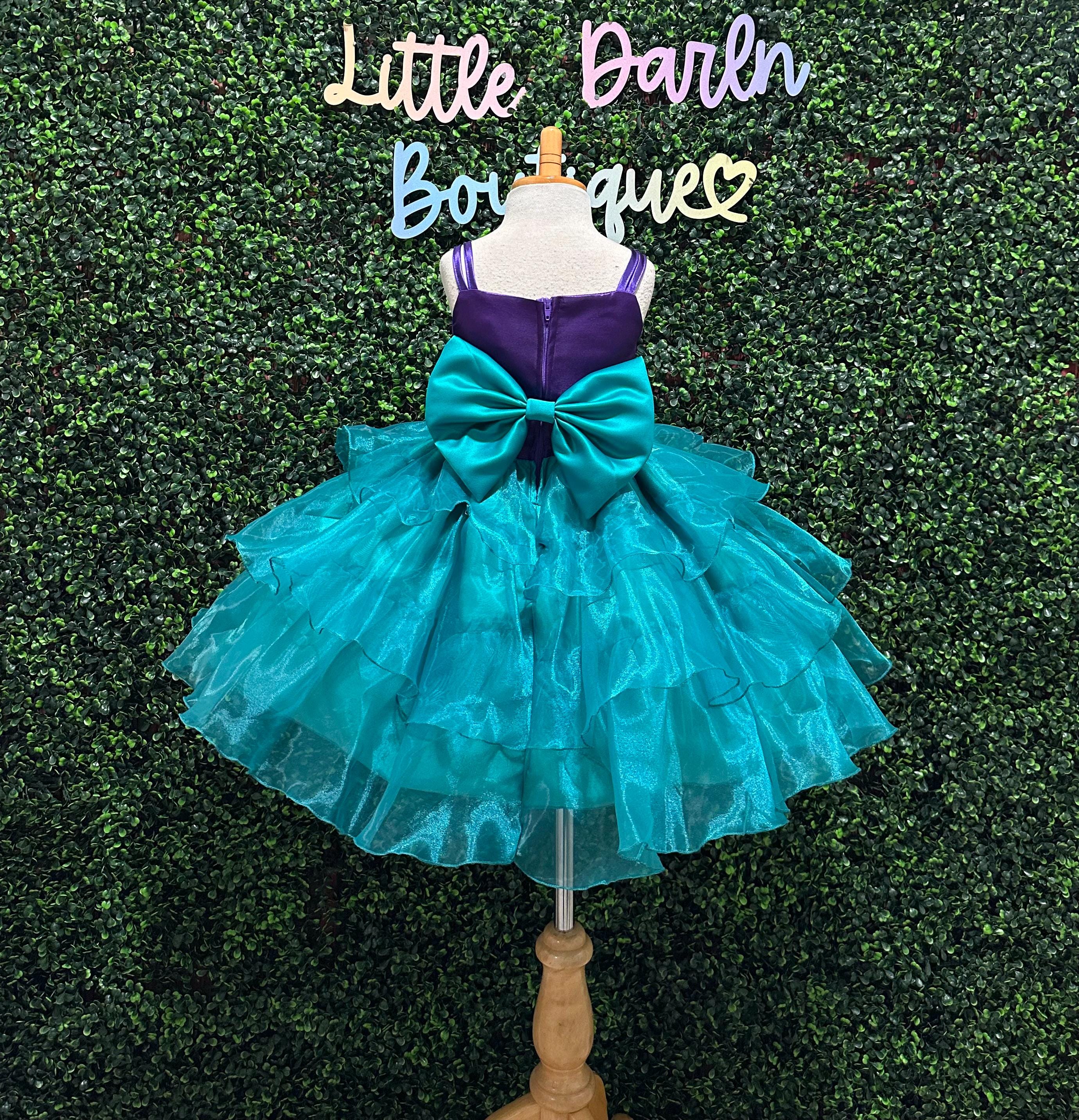 Teal and Purple Wedding Dress - Etsy