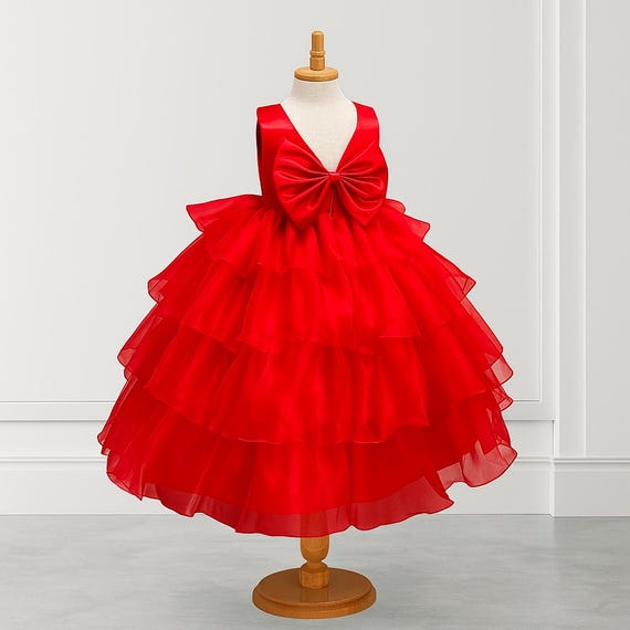 red dress ankle length Burgundy High Neck Tulle Prom Dresses Ankle-length Cheap Formal Dresse –  SELINADRESS main image 0