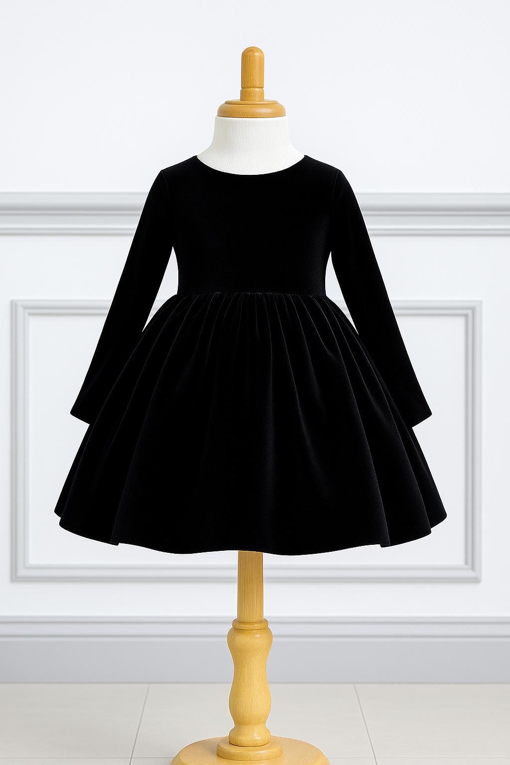 girls velvet dress long sleeve Ibtom Castle Girls Vintage Velvet Dress Long Sleeve Casual Wedding Party Princess Pageant Maxi Gown Fall Winter Holiday Clothes 11-12 Years Royal Blue