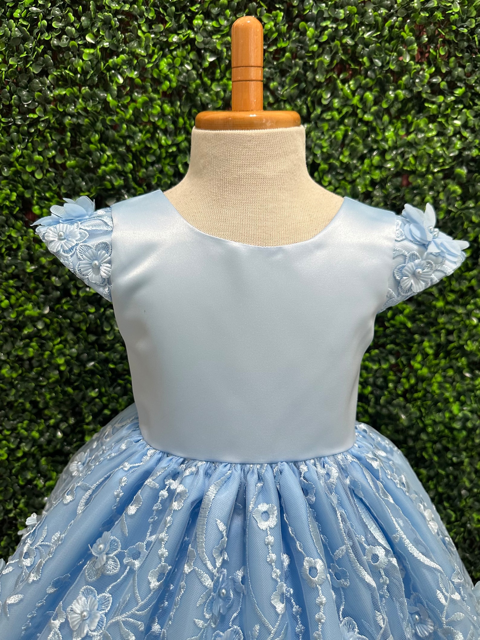 Baby Blue Spring Summer Easter Photoshoot Trendy V back Knee Length baby-blue-spring-summer-easter-photoshoot-trendy-v-back-knee-length
