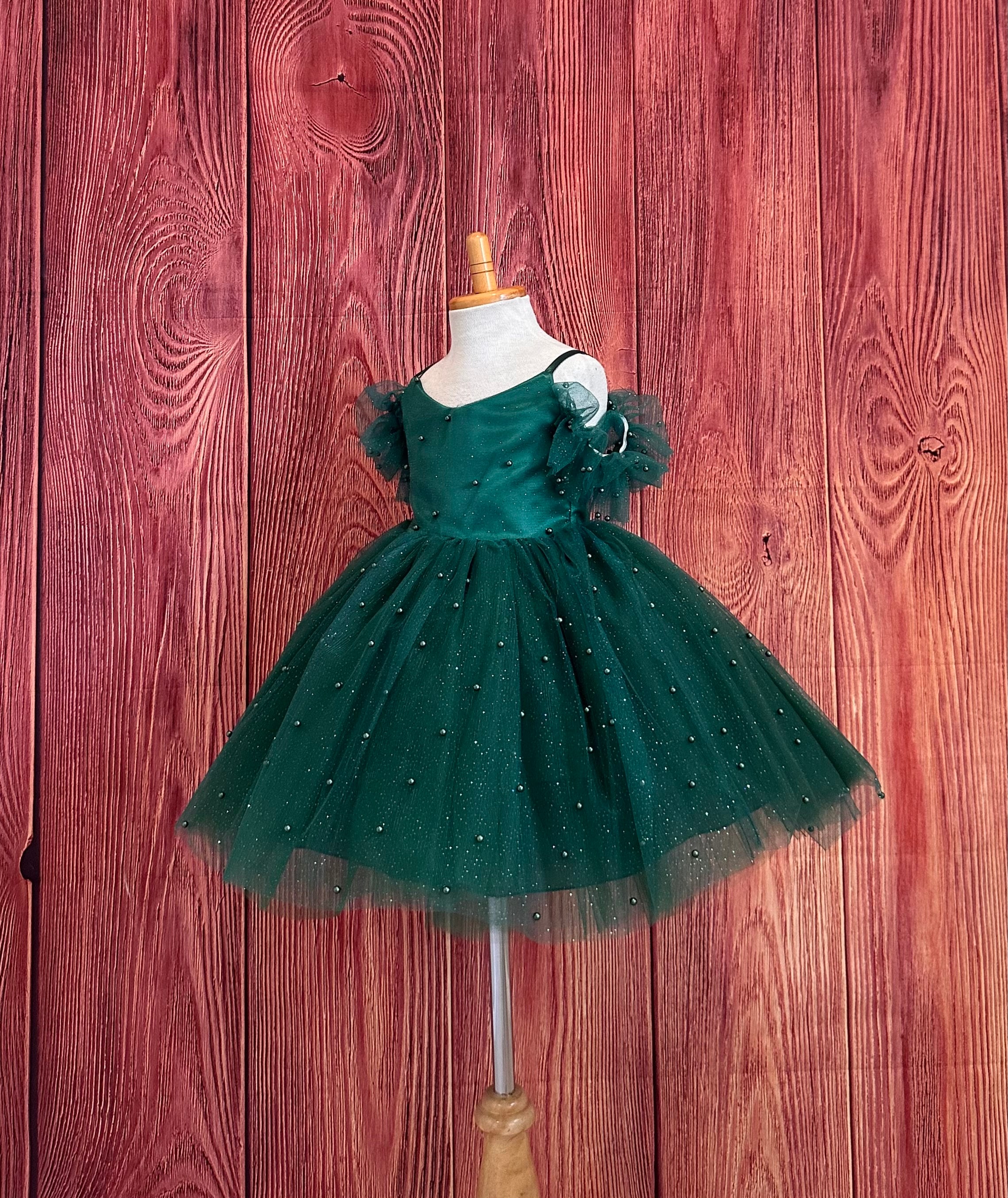 strapless open back dress Baudelaire Wiggle Dress in Hunter Green main image 1