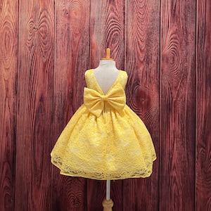 Yellow Formal Dress 4t - Etsy