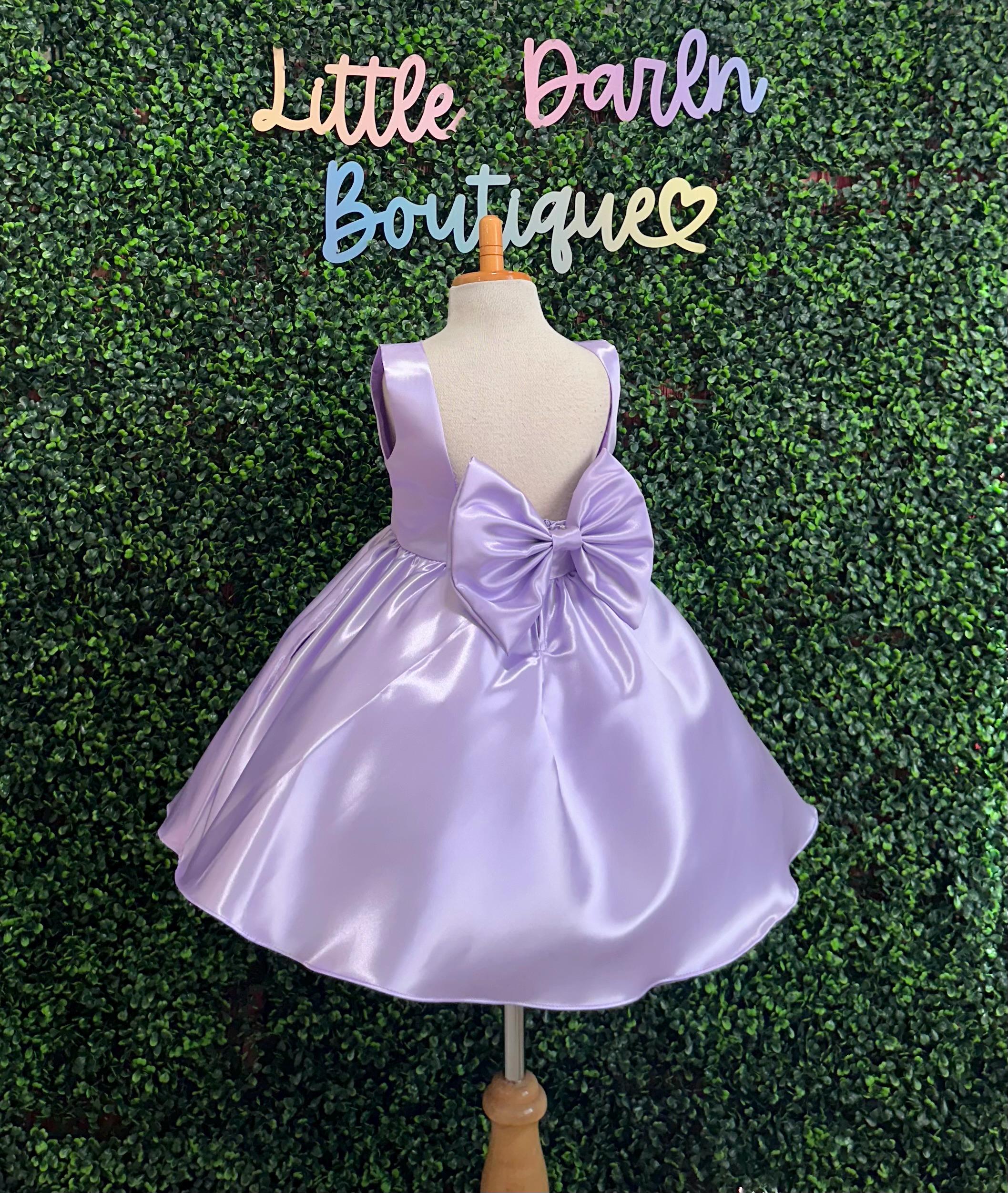 Vestido de raso lila México