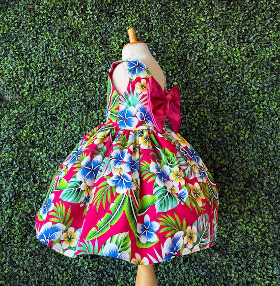 cute floral dresses for juniors Flower Girl Hawaiian Tropical Summer V-Back Knee Length Toddler Junior Dress Junior bridesmaid Color:BeigeFloral sa_slow-sellers-catalogue AMAN Off-White Strapless Chiffon Large 33.5 The measurements