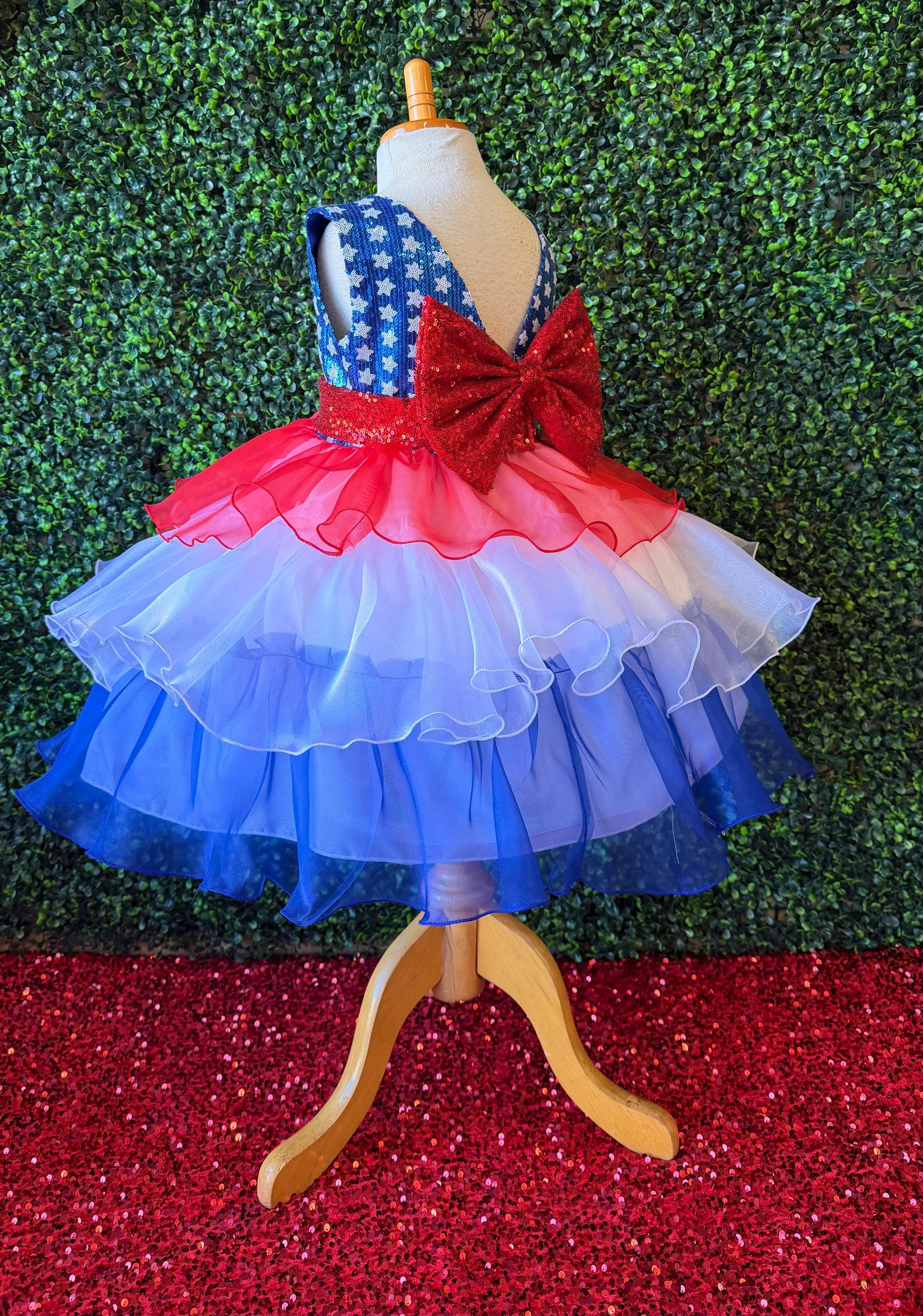 open lace back dress Red White & Blue Tie Dye Tank Dress 12