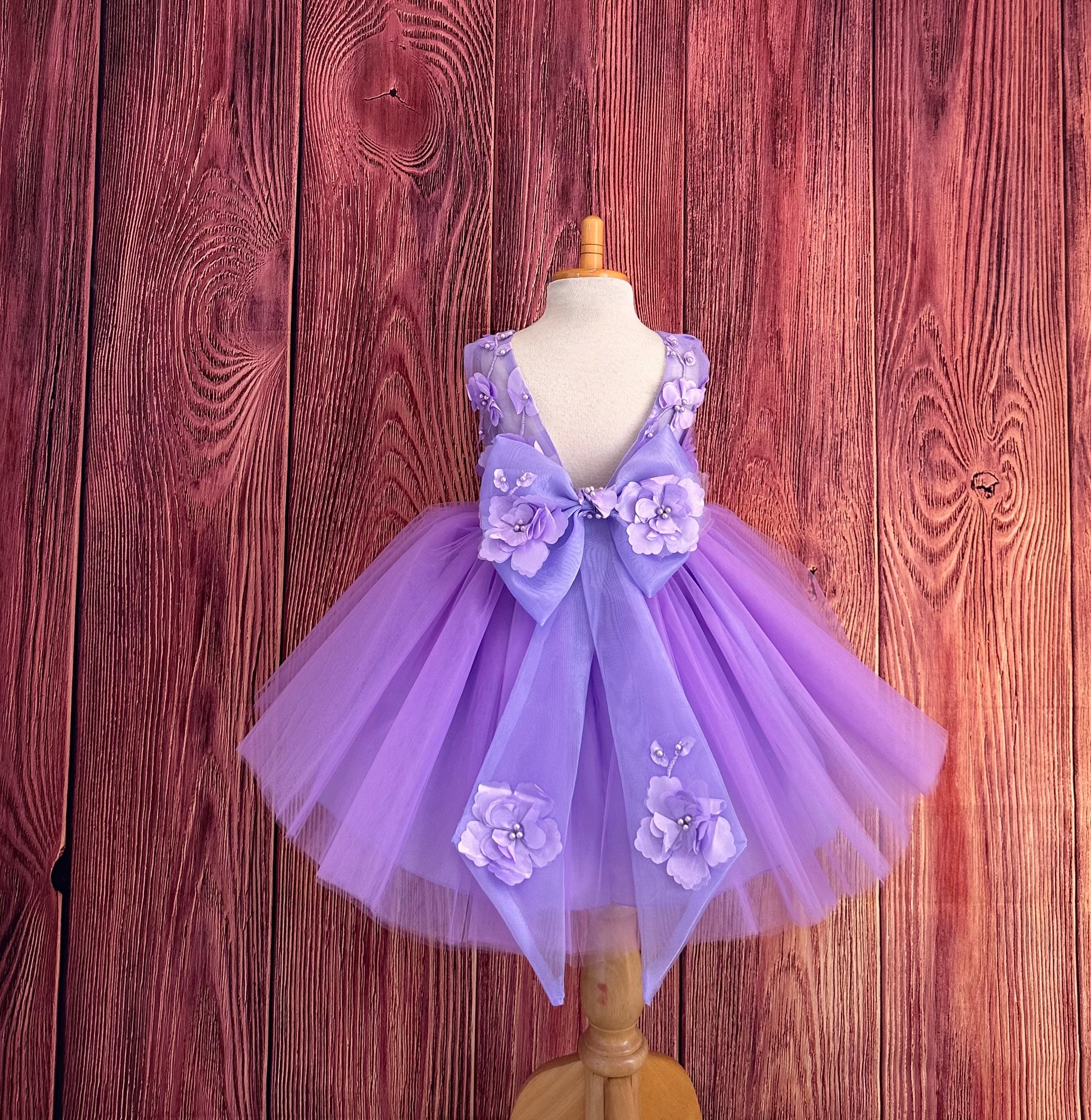 Purple and Gold Pageant Dress Kids - Etsy