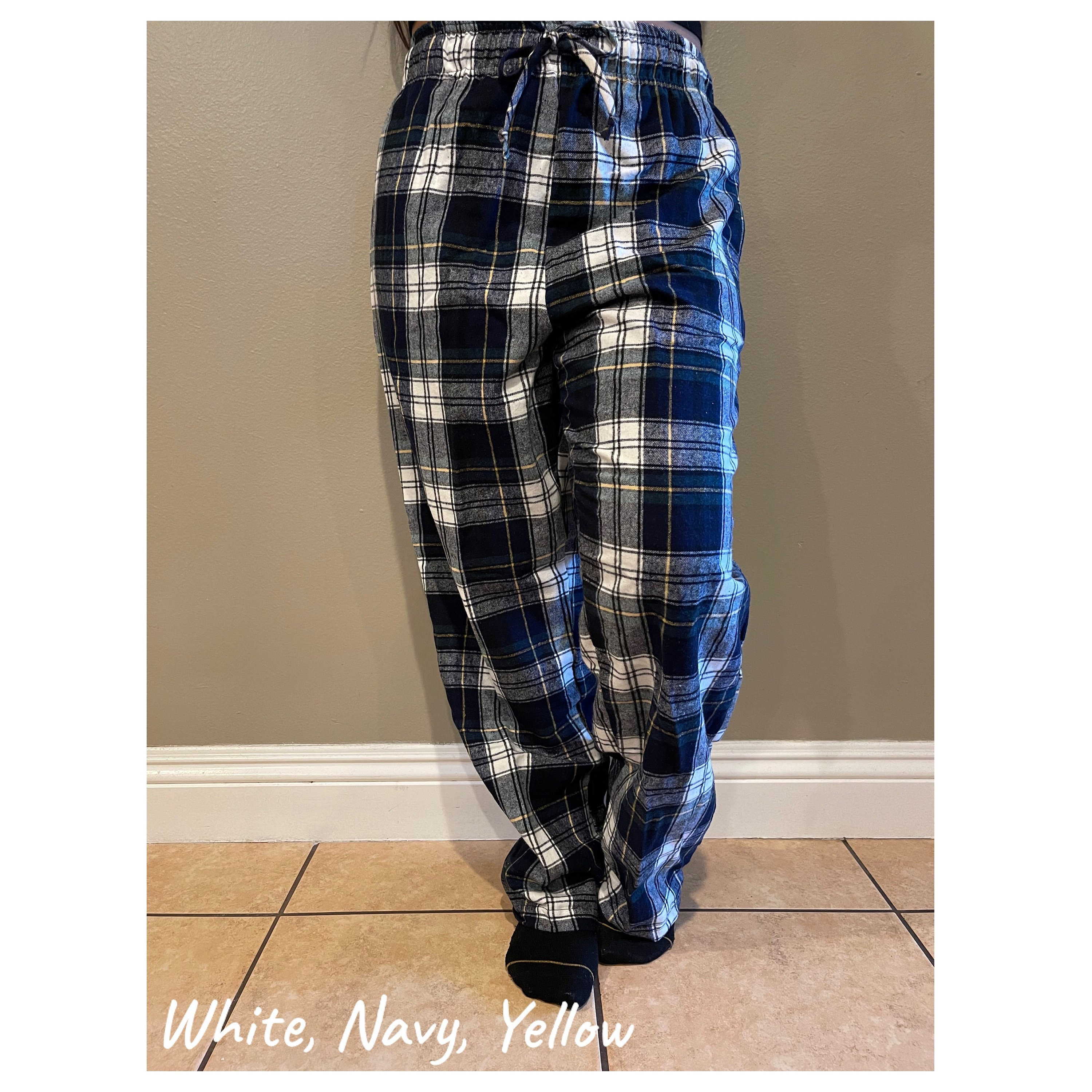 Womens Bobbie Brooks Large Pink White Plaid Pajama Shorts Ruffles  Drawstring for sale online