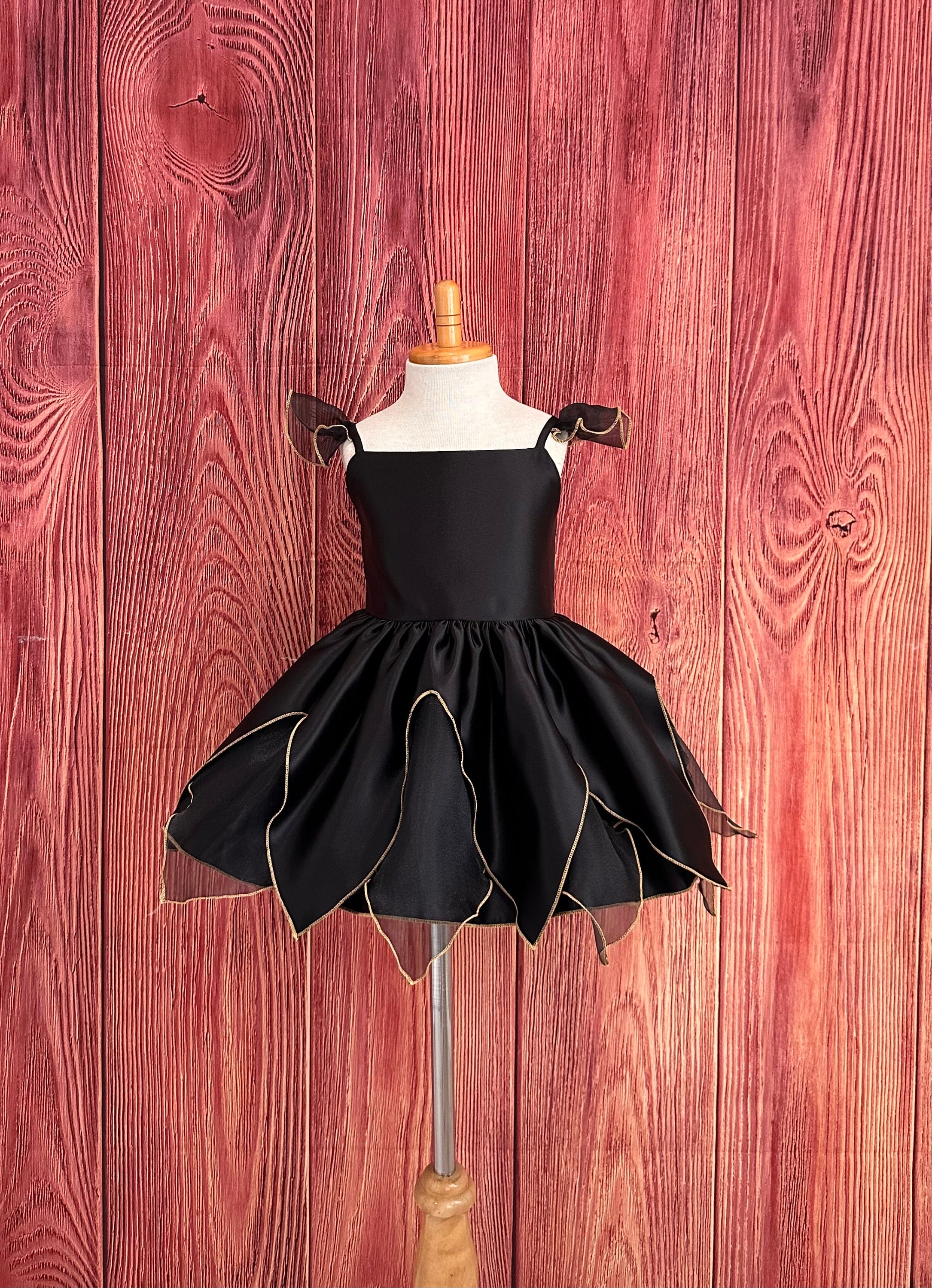 sachin and babi light blue dress Black Fairy Costume Birthday Halloween Tutu Dress Gothic Infant Toddler  Junior Girl Summer Fall Cosplay Dark Trendy Dress