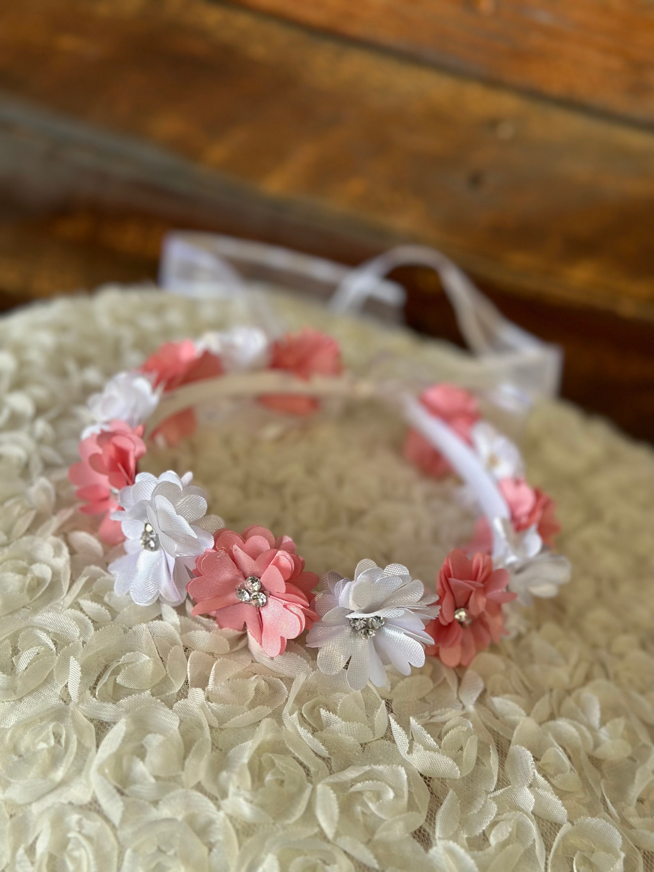 3 Tieks Flower Headbands Box Pink Orange, Navy/Red Collectible Floral Amazon.com: Ling main image 2