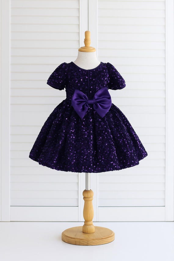 strapless open back dress Amarra Dress 88503 Size 14 Purple Sequined Velvet Prom Dress