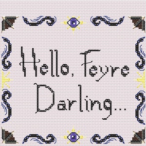 ACOTAR Rhysand Cross Stitch Pattern *PDF*