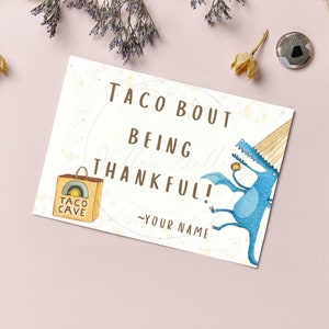 Dragons Love Tacos Party, Thank You, card, thanks, tag, taco party, hey kid, fiesta, dinosaurs, Custom, DIGITAL file