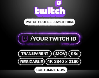 Animated Social Media Alert | Twitch Alerts | Kick Alerts | Youtube Alerts | Instagram Alerts | Username Popup Notification Stream Graphics