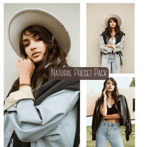 Natural Lightroom Presets, Pack of 4, Bundle Presets, Lightroom, Photo edits, natural presets