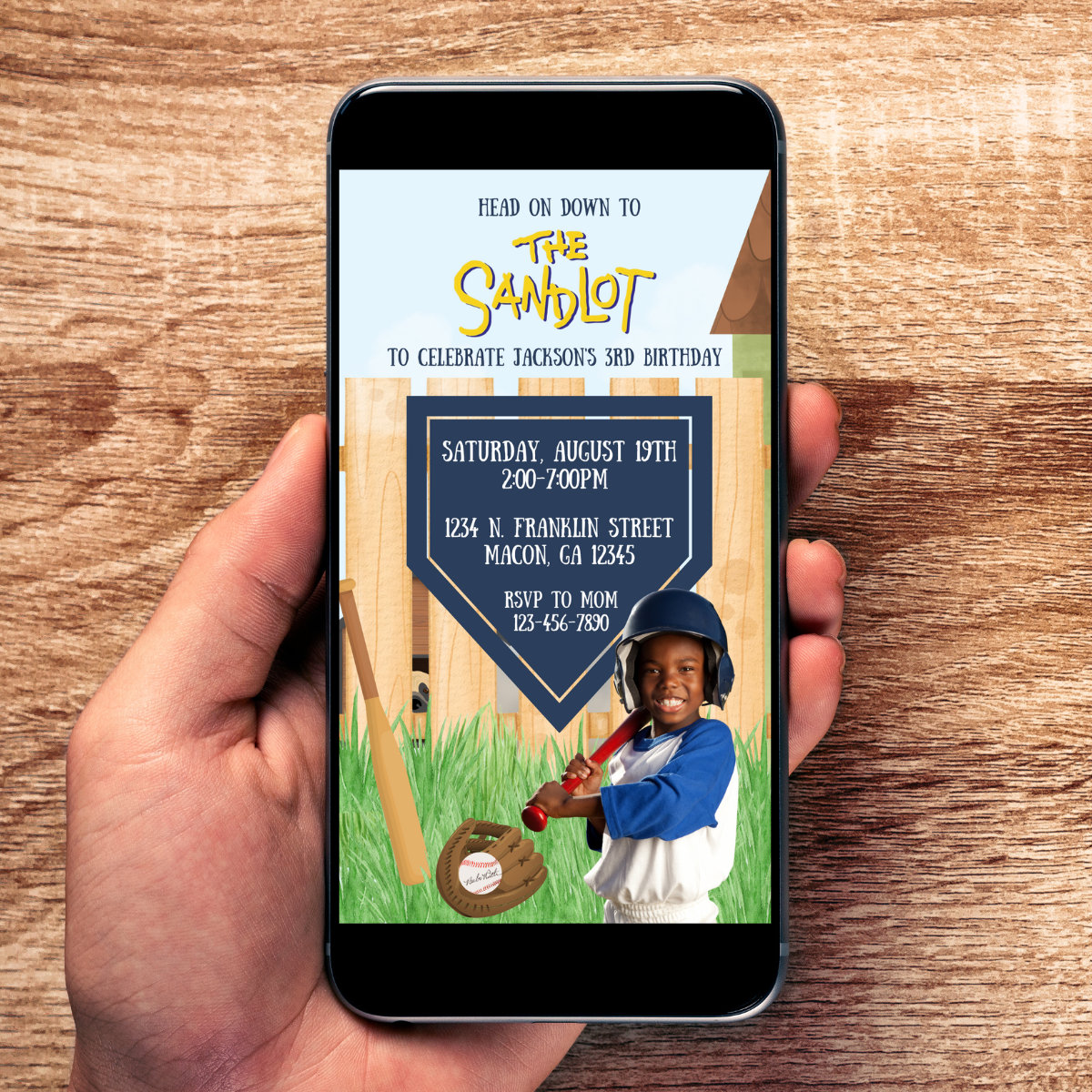 Digital Sandlot Printable Birthday Invitation, the Sandlot, Killing Me ...