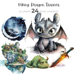 Imágenes prediseñadas de entrenador de dragones vikingos, arte de dragón negro, imágenes prediseñadas de dragón lindo, imágenes prediseñadas de barco vikingo