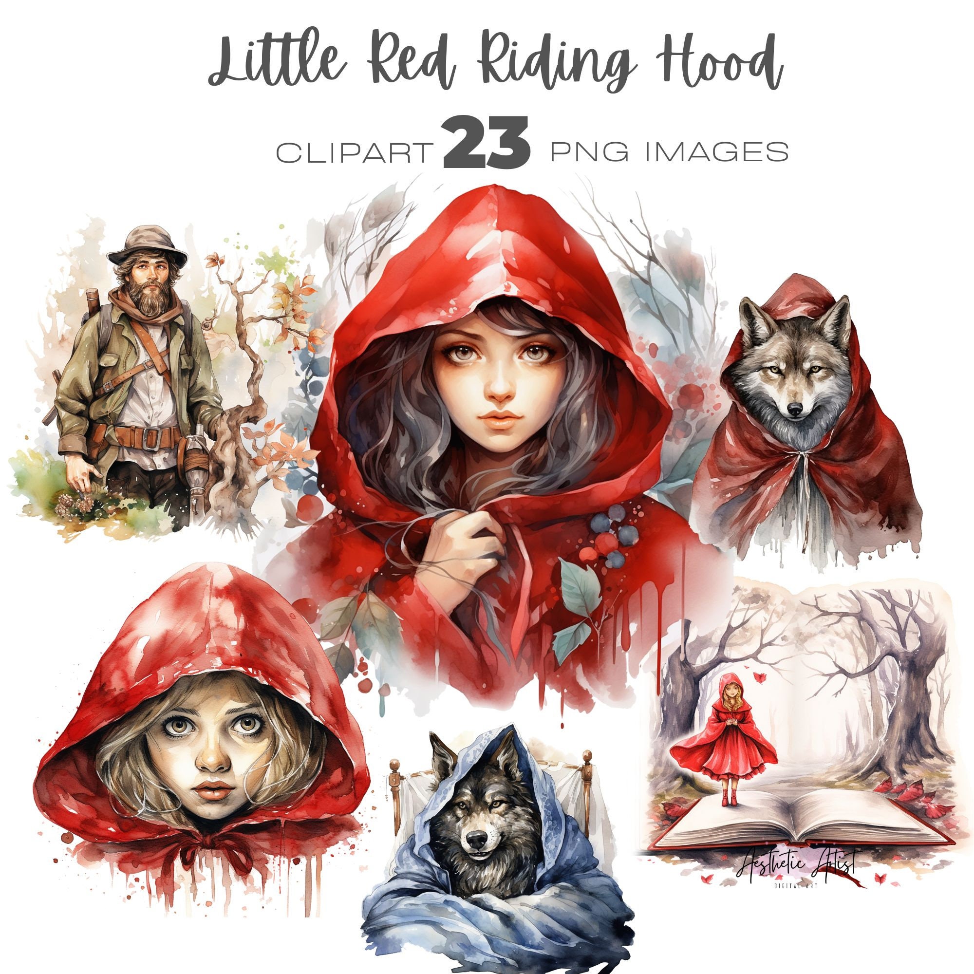 Red Riding Hood Color Code Little Red Riding Hood Woodsman