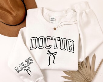 Personalized Doctor Shirt, Doctorate Graduate Shirts, Doctorate Tee, Doctoral Graduation Gift, Custom Doctorate Gift, PhD Gift, New Doctor