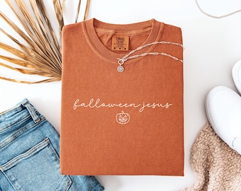 Christian Halloween Shirt, Christian Fall Shirt, Fall Jesus Shirt, Fall Religious Shirt, Christianity Shirt, Comfort Colors® Religious Shirt