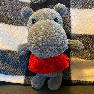 Crochet Hippopotamus | Handmade Crochet Hippopotamus | Amigurumi Hippopotamus | Plushie | Stuffed Animal| Hippopotamus | Hippo