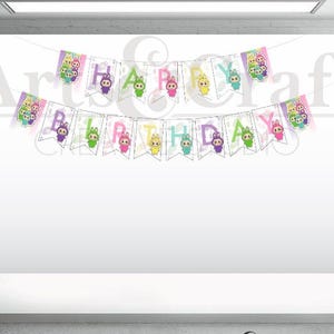 LABUBU PRINTABLE birthday decoration