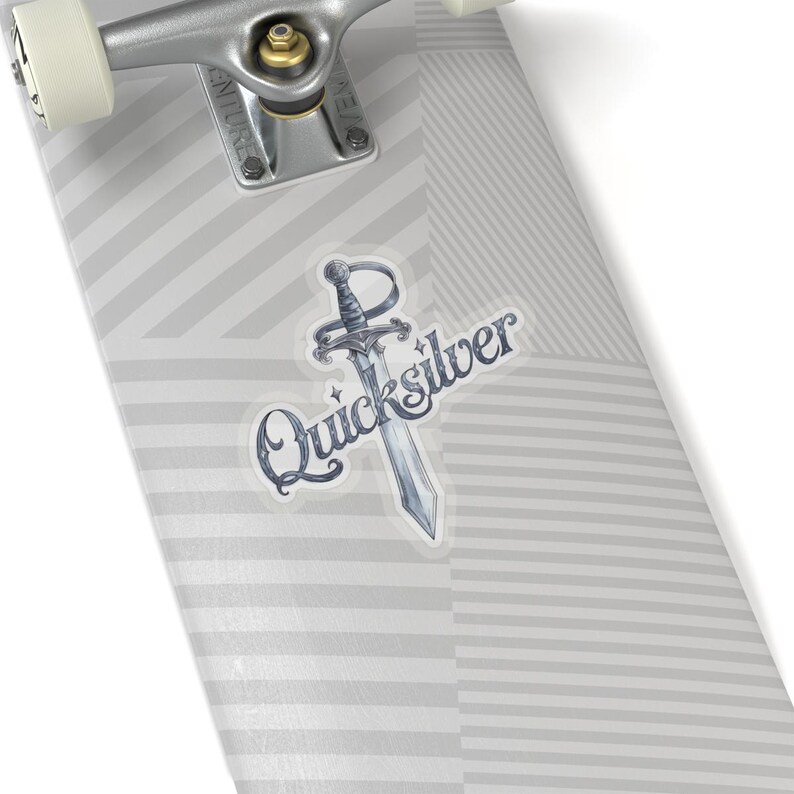 Quicksilver Sticker, Book by Callie Hart, Sword Decal, Gift for Fae & Alchemy Fans, Perfect Present for Book Lovers image 8