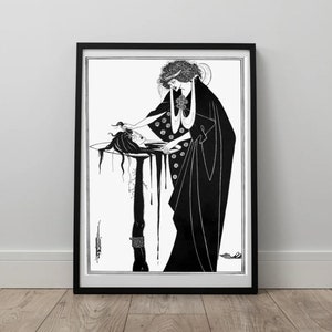 Peut inclure: Illustration en noir et blanc d'une femme lavant la tête d'une autre femme dans un bassin. La femme qui lave la tête porte une longue robe et une couronne de fleurs sur la tête. La femme dans le bassin a de longs cheveux flottants.