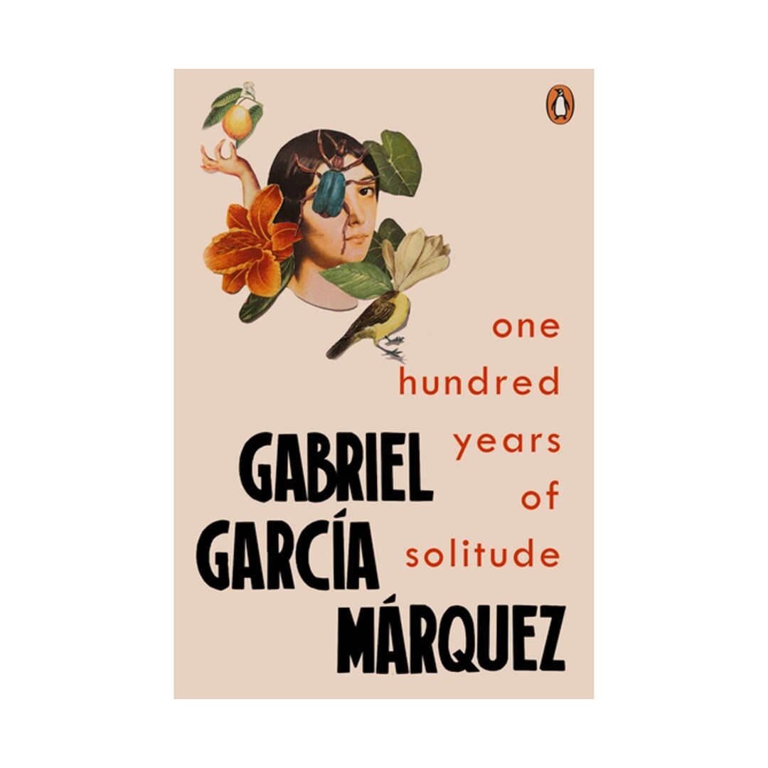 One Hundred Years of Solitude Book Cover Poster, Literary Wall Art for ...