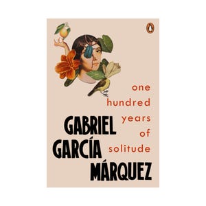 One Hundred Years of Solitude Book Cover Poster, Literary Wall Art for Gabriel Garcia Marquez Fans, Gift for Book Lovers