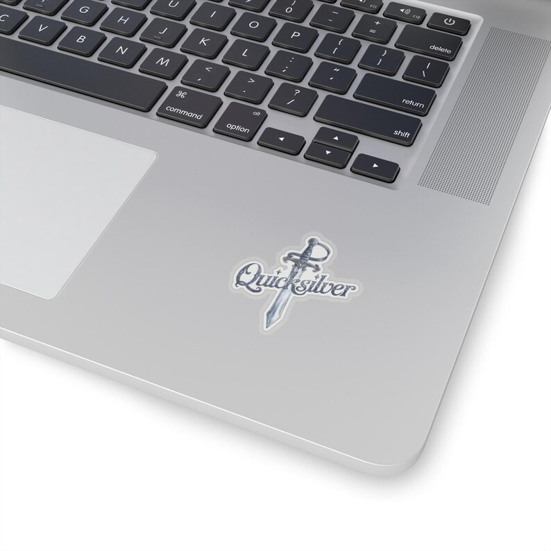 Quicksilver Sticker, Book by Callie Hart, Sword Decal, Gift for Fae & Alchemy Fans, Perfect Present for Book Lovers image 5