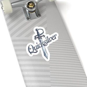 Quicksilver Sticker, Book by Callie Hart, Sword Decal, Gift for Fae & Alchemy Fans, Perfect Present for Book Lovers image 7