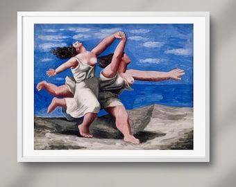 Pablo Picasso &#39;Two Women Running on the Beach (The Race)&#39; Print, Vibrant Modern Art, Ideal Gift for Art Lovers