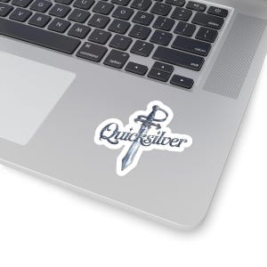Quicksilver Sticker, Book by Callie Hart, Sword Decal, Gift for Fae & Alchemy Fans, Perfect Present for Book Lovers image 2
