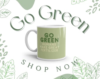 Go Green Poison Ivy Inspired 11 oz Coffee Mug
