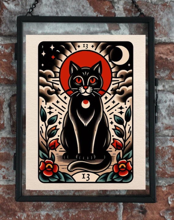 Black Cat | Greeting Card Black Cat | Greeting Card