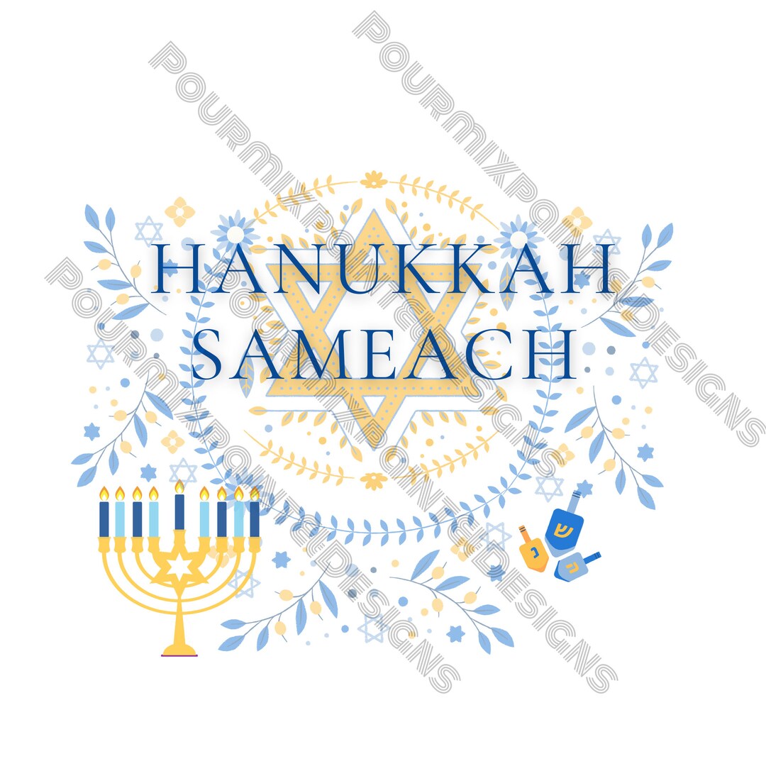 Happy Hanukkah PNG Menorah Png Chanukkah Clip Art Sweater - Etsy