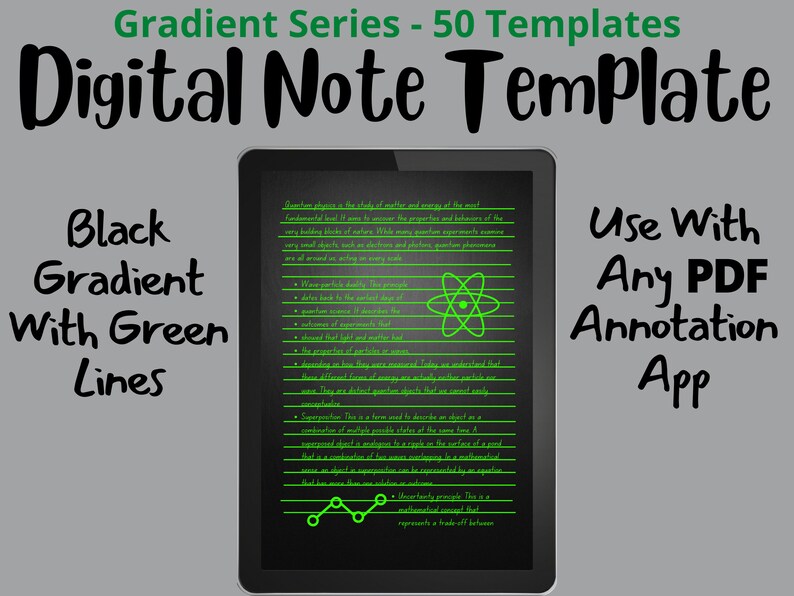 Notepaper Templates, Notetaking, Digital Notebook Portrait Vertical ...