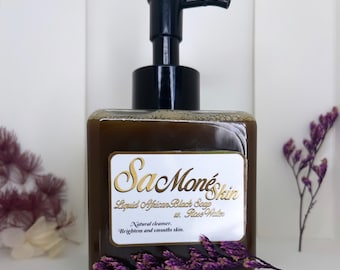 Liquid African Black Soap With Rose Water