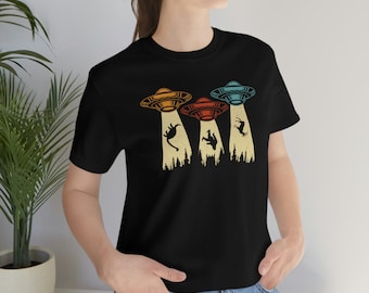 Rolig Alien-t-shirt | Gåva för Area 51 | UFO-tröja | Gåva för Alien-älskare.