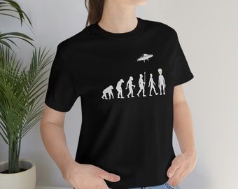 Funny Alien Tee Shirt | Alien Shirt | Evolution Shirt | Area 51 Gift.