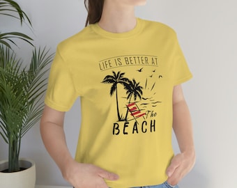 Camiseta de verano / Camiseta de playa / Regalo para mejor amigo / Camiseta de atardecer.