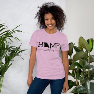 Missouri | Home Sweet Home | Unisex t-shirt | Short Sleeve | Modern | Simple | Hometown