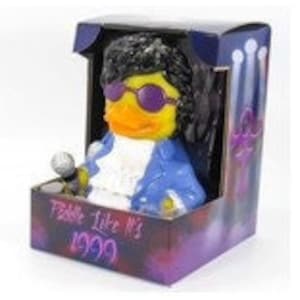 Prince "Paddle Like It's 1999" Rubber Duck Collectable Bath Toy - Custom Toy Gift for adults, kids, events, special occasions-FREE SHIPPING